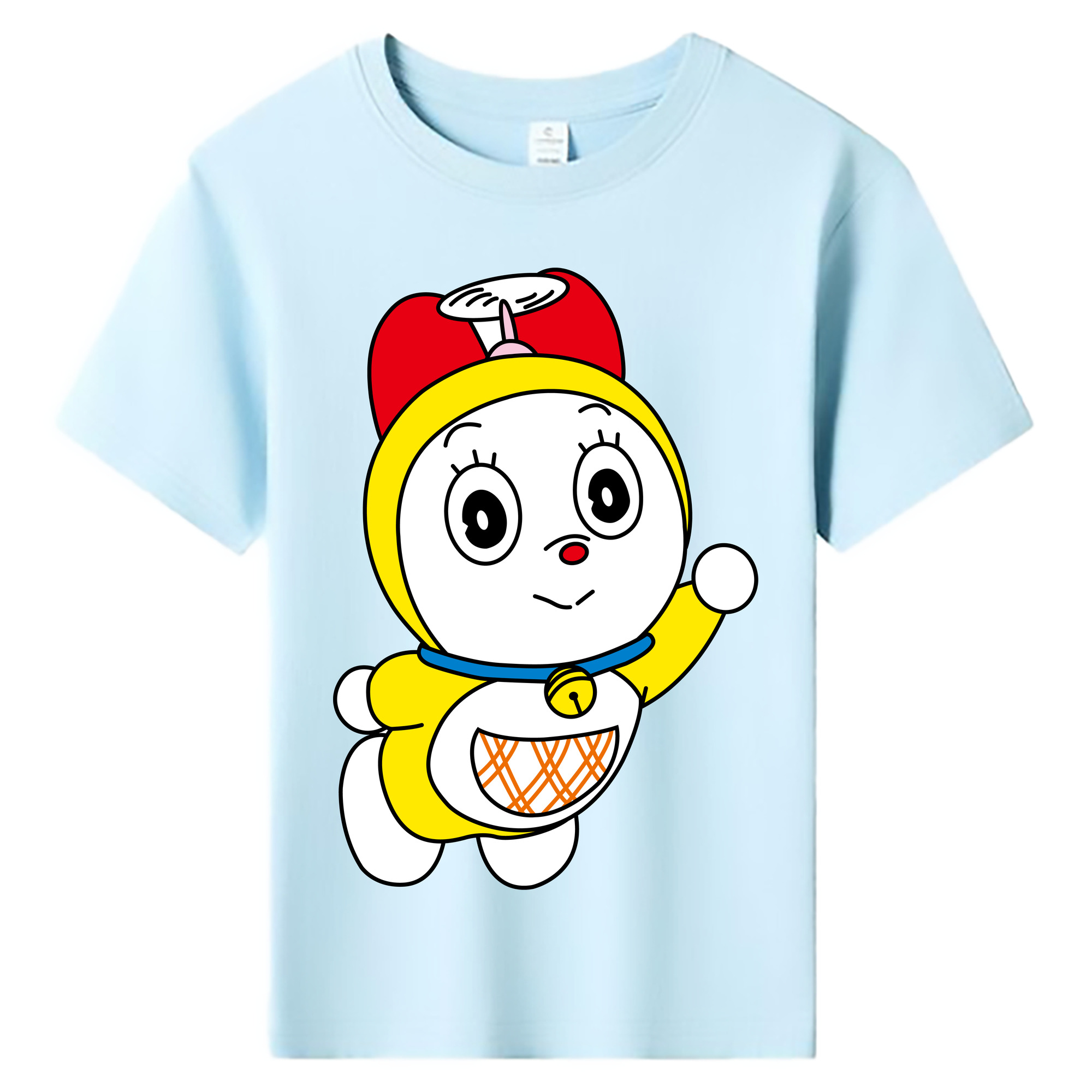 （画像用） ドラえもん ドラミ Doraemon Dorami 綿100％キッズTシャツ（フロントプリント）